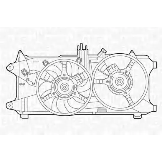 Ventilator, Radiator MAGNETI MARELLI 069422036010