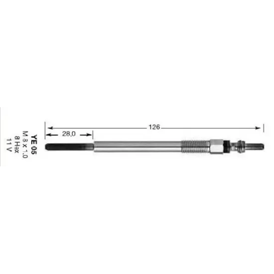 Bujie Incandescenta NGK 91322