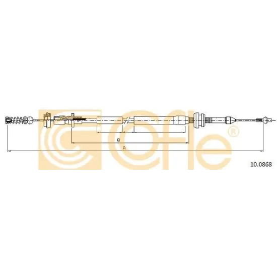 Cablu Acceleratie COFLE 10.0868
