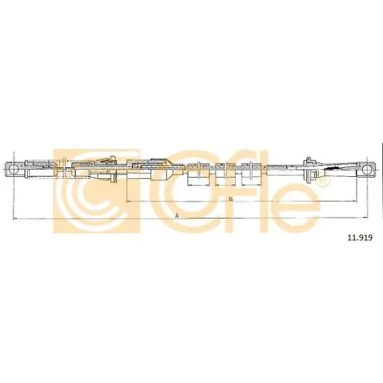 Cablu Acceleratie COFLE 11.919