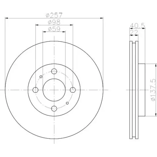 Disc Frana TEXTAR 92069603