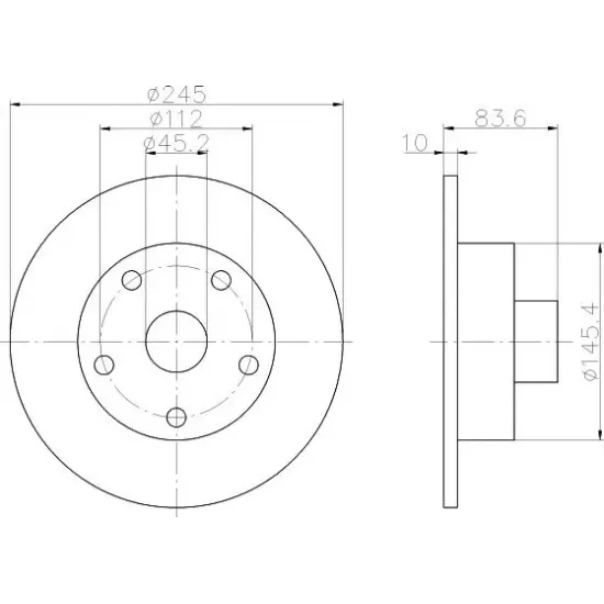 Disc Frana TEXTAR 92072103