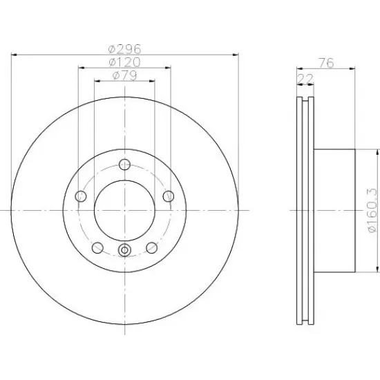 Disc Frana TEXTAR 92075005