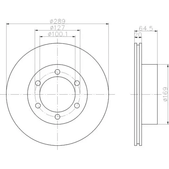 Disc Frana TEXTAR 92076300