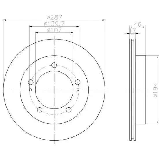 Disc Frana TEXTAR 92076400