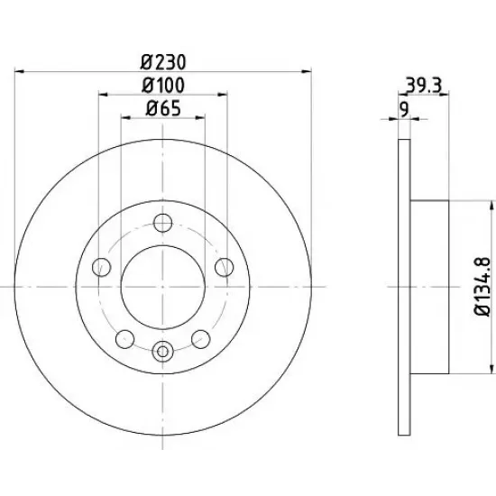 Disc Frana TEXTAR 92082503