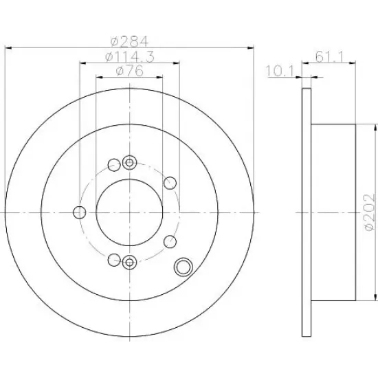 Disc Frana TEXTAR 92134003