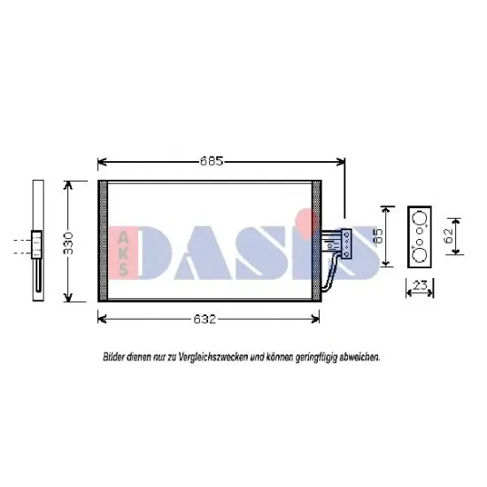 Condensator, Climatizare MAHLE ORIGINAL AC 266 000S