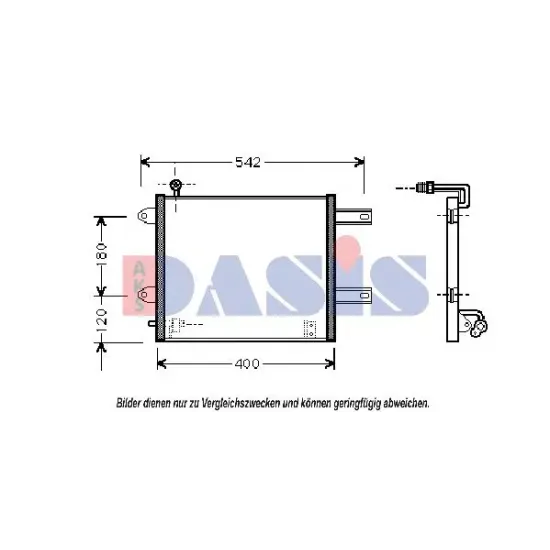 Condensator, Climatizare MAHLE ORIGINAL AC 287 000S