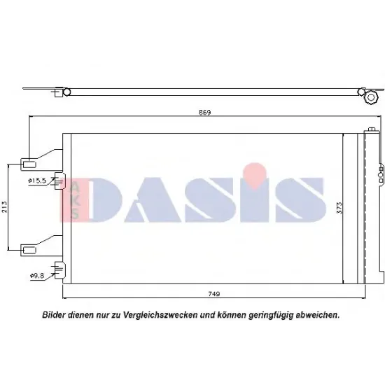 Condensator, Climatizare MAHLE ORIGINAL AC 368 000P