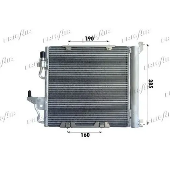 Condensator, Climatizare MAHLE ORIGINAL AC 376 000S