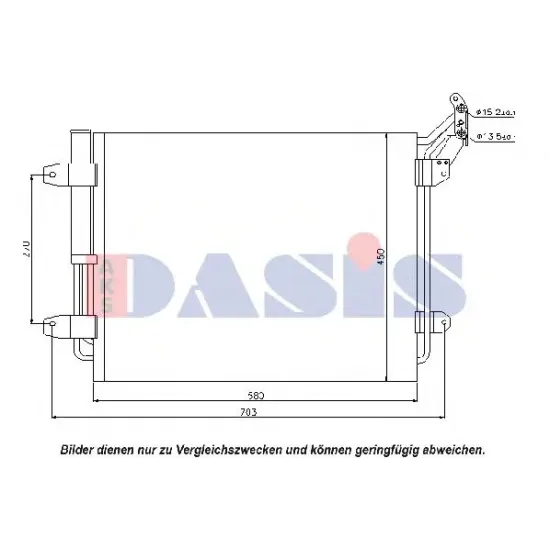 Condensator, Climatizare MAHLE ORIGINAL AC 454 000P