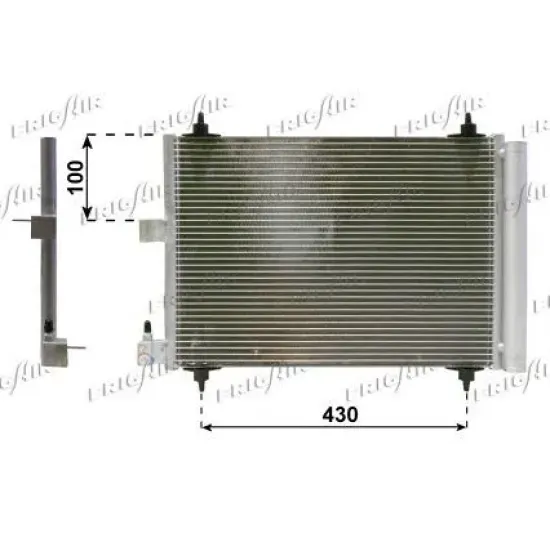 Condensator, Climatizare MAHLE ORIGINAL AC 585 001S