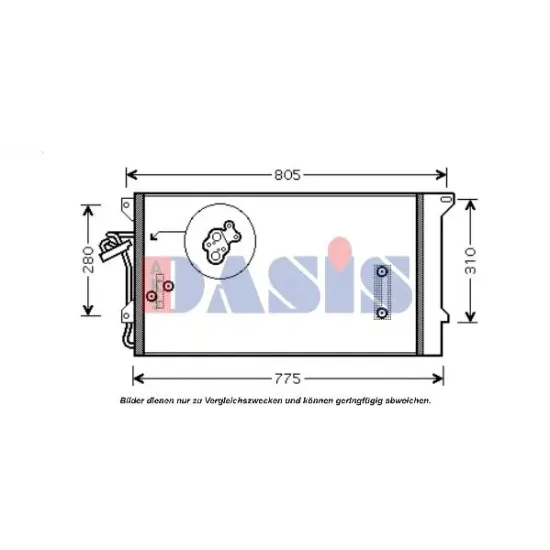 Condensator, Climatizare MAHLE ORIGINAL AC 659 000S