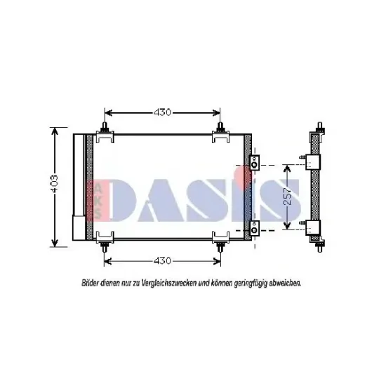 Condensator, Climatizare MAHLE ORIGINAL AC 667 000S