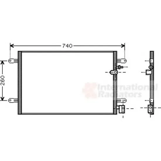 Condensator, Climatizare MAHLE ORIGINAL AC 803 000S