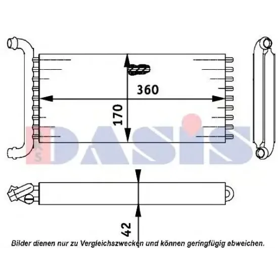 Incalzire Habitaclu, Schimbator Caldura MAHLE ORIGINAL AH 113 000P