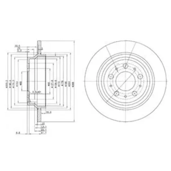 Disc Frana DELPHI BG3515