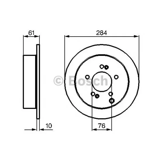 Disc Frana DELPHI BG3680C