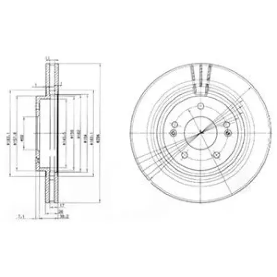 Disc Frana DELPHI BG3860