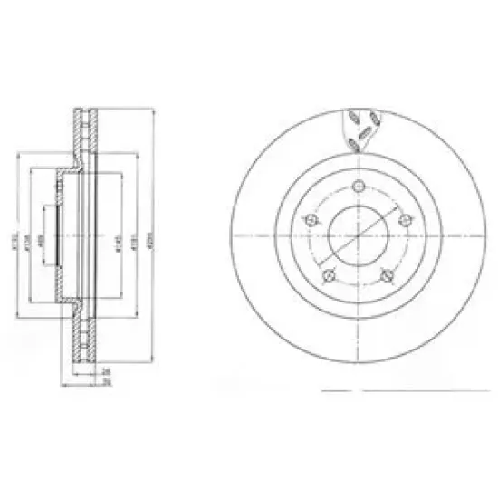 Disc Frana DELPHI BG4246