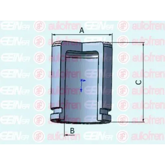 Etrier Frana, Piston AUTOFREN SEINSA D025338