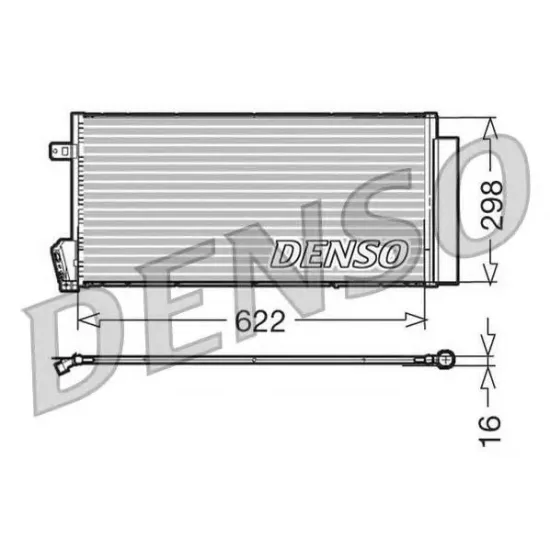 Condensator, Climatizare DENSO DCN09018