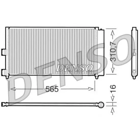 Condensator, Climatizare DENSO DCN09070