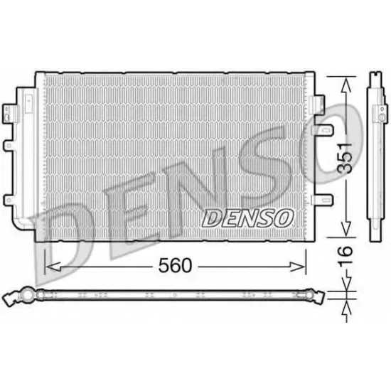 Condensator, Climatizare DENSO DCN12005