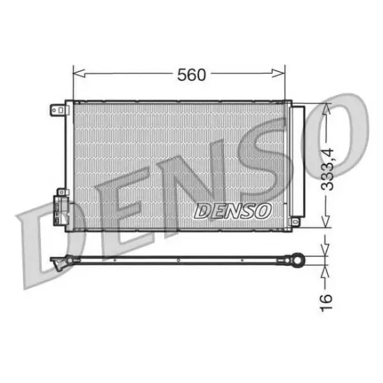 Condensator, Climatizare DENSO DCN13109