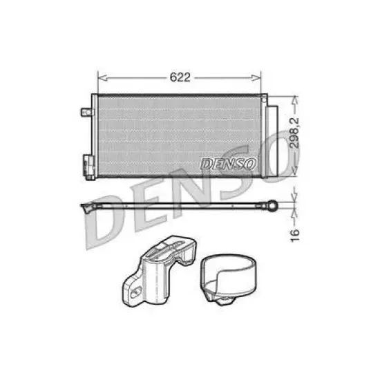 Condensator, Climatizare DENSO DCN13110