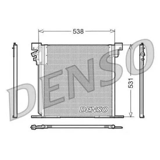 Condensator, Climatizare DENSO DCN17030