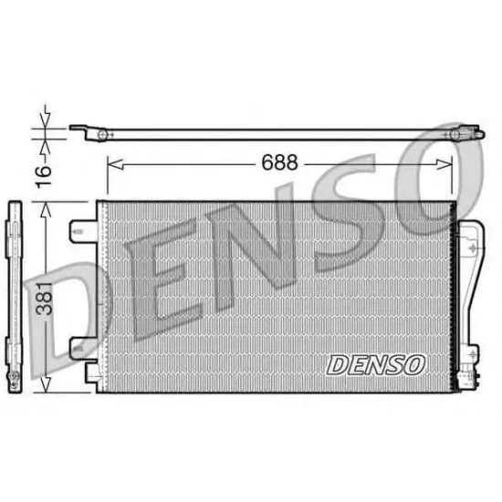 Condensator, Climatizare DENSO DCN23014