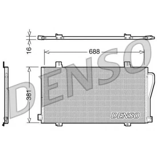 Condensator, Climatizare DENSO DCN23017