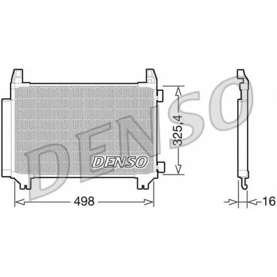 Condensator, Climatizare DENSO DCN50028