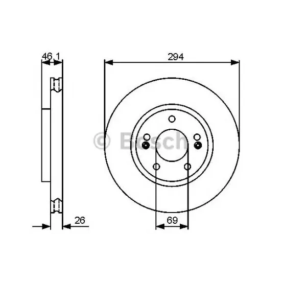 Disc Frana FERODO DDF1292C