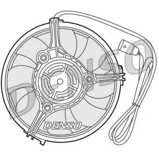 Ventilator, Radiator DENSO DER02001