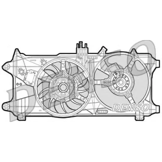 Ventilator, Radiator DENSO DER09026