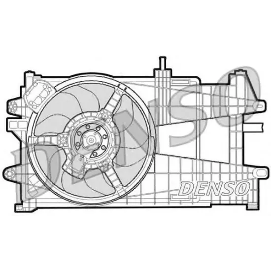 Ventilator, Radiator DENSO DER09035