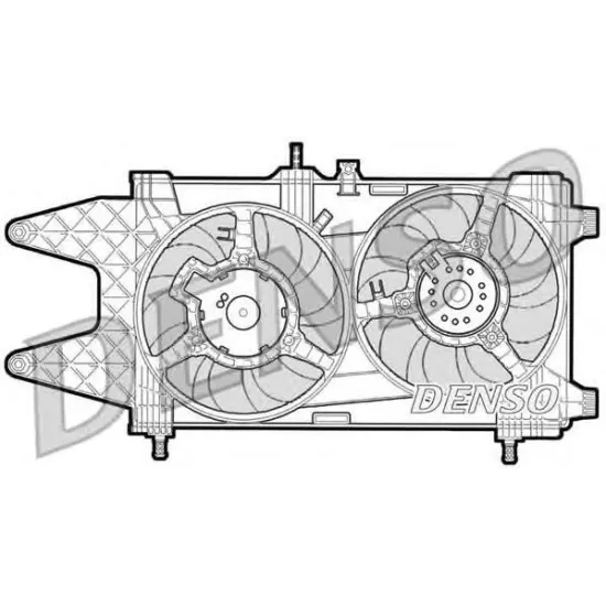 Ventilator, Radiator DENSO DER09037