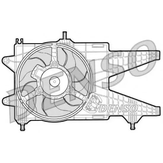 Ventilator, Radiator DENSO DER09038