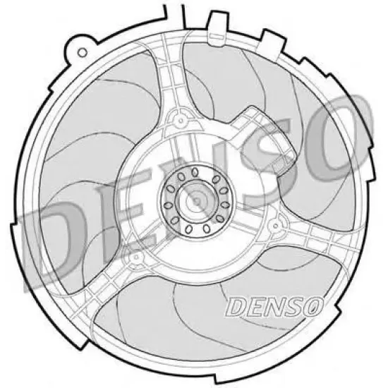 Ventilator, Radiator DENSO DER09060