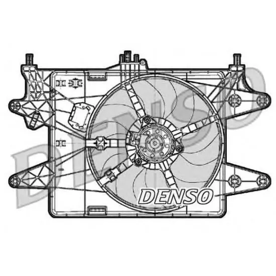 Ventilator, Radiator DENSO DER09083