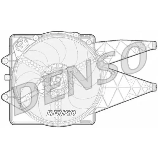 Ventilator, Radiator DENSO DER09092