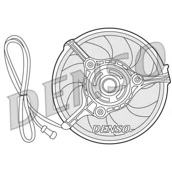 Ventilator, Radiator DENSO DER32008