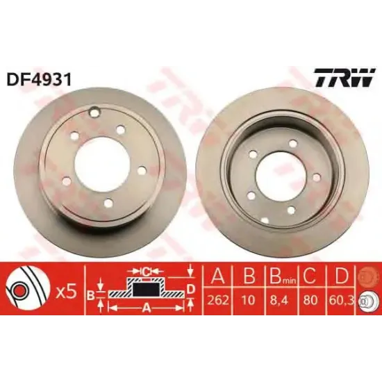 Disc Frana TRW DF4931