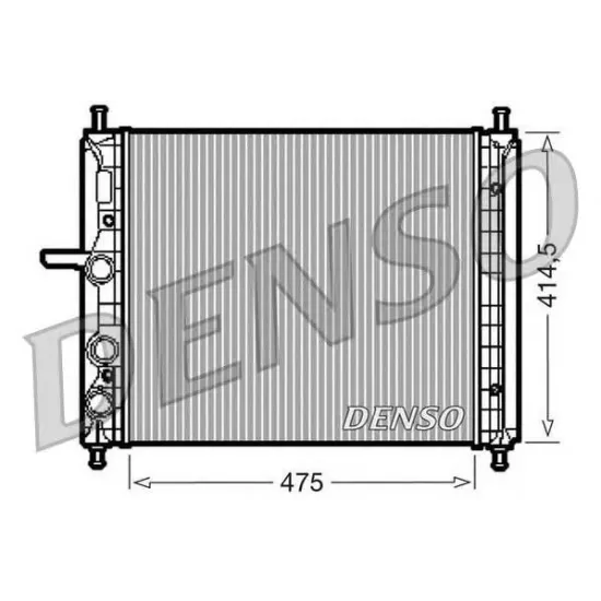 Racire Motor, Radiator DENSO DRM09034