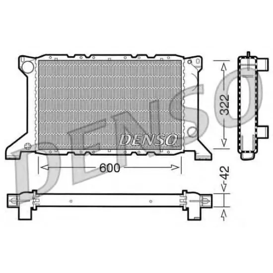 Racire Motor, Radiator DENSO DRM10098