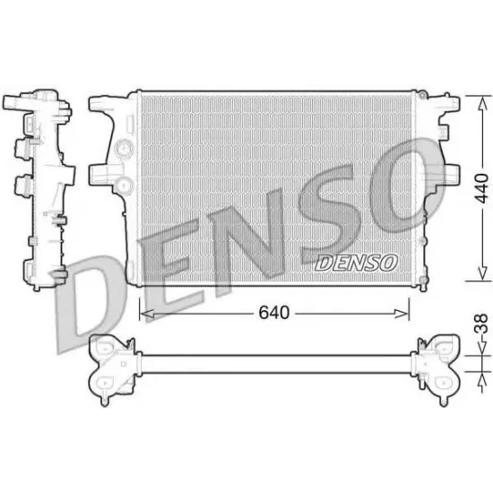 Racire Motor, Radiator DENSO DRM12008