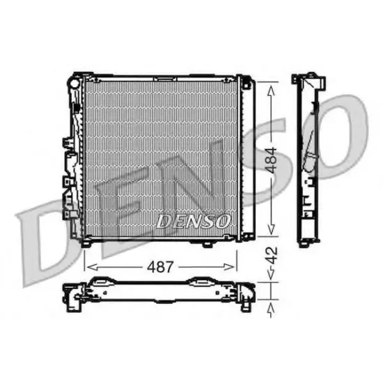 Racire Motor, Radiator DENSO DRM17053